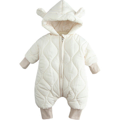 Baby Winter Snowsuit Coat Romper Outwear Hooded