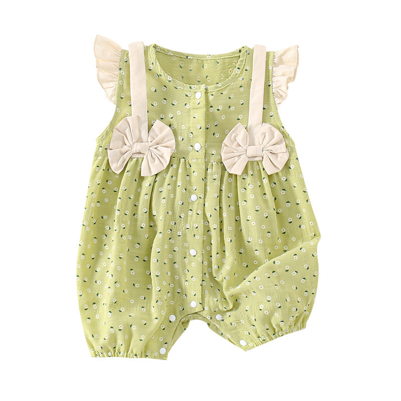 Cute Baby Girls' Floral Jumpsuits & Rompers