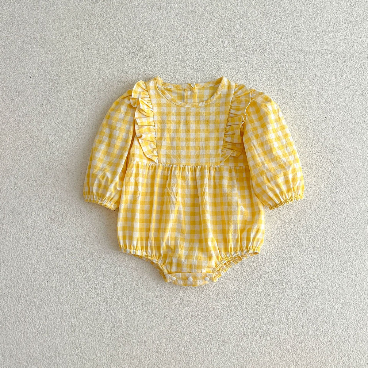 New Multi-Color Plaid Fashion One-Piece Baby Romper