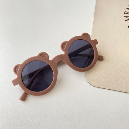 Cute bear baby girl boy sunglasses