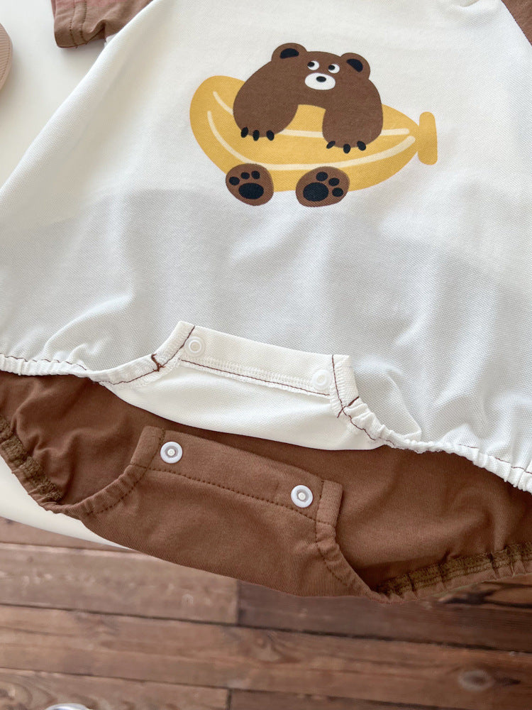 Baby Summer Onesie, Super Cute Cartoon Thin Style