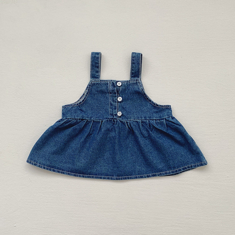 Family Matching Sibling Matching Denim Outfits for Baby Boys Girls