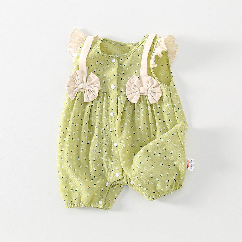 Cute Baby Girls' Floral Jumpsuits & Rompers