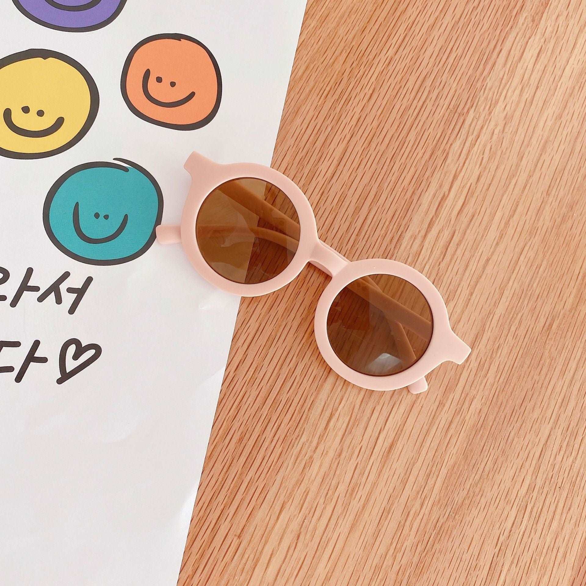 Baby boy girl accessories summer color glasses