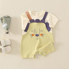 Baby Cute Cartoon Lion One Piece Romper Jumpsuit