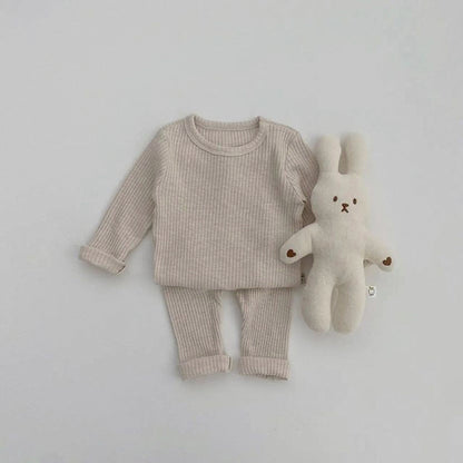Baby Kid Fall Thick Pit Strip Elastic Comfortable Cotton Pajamas