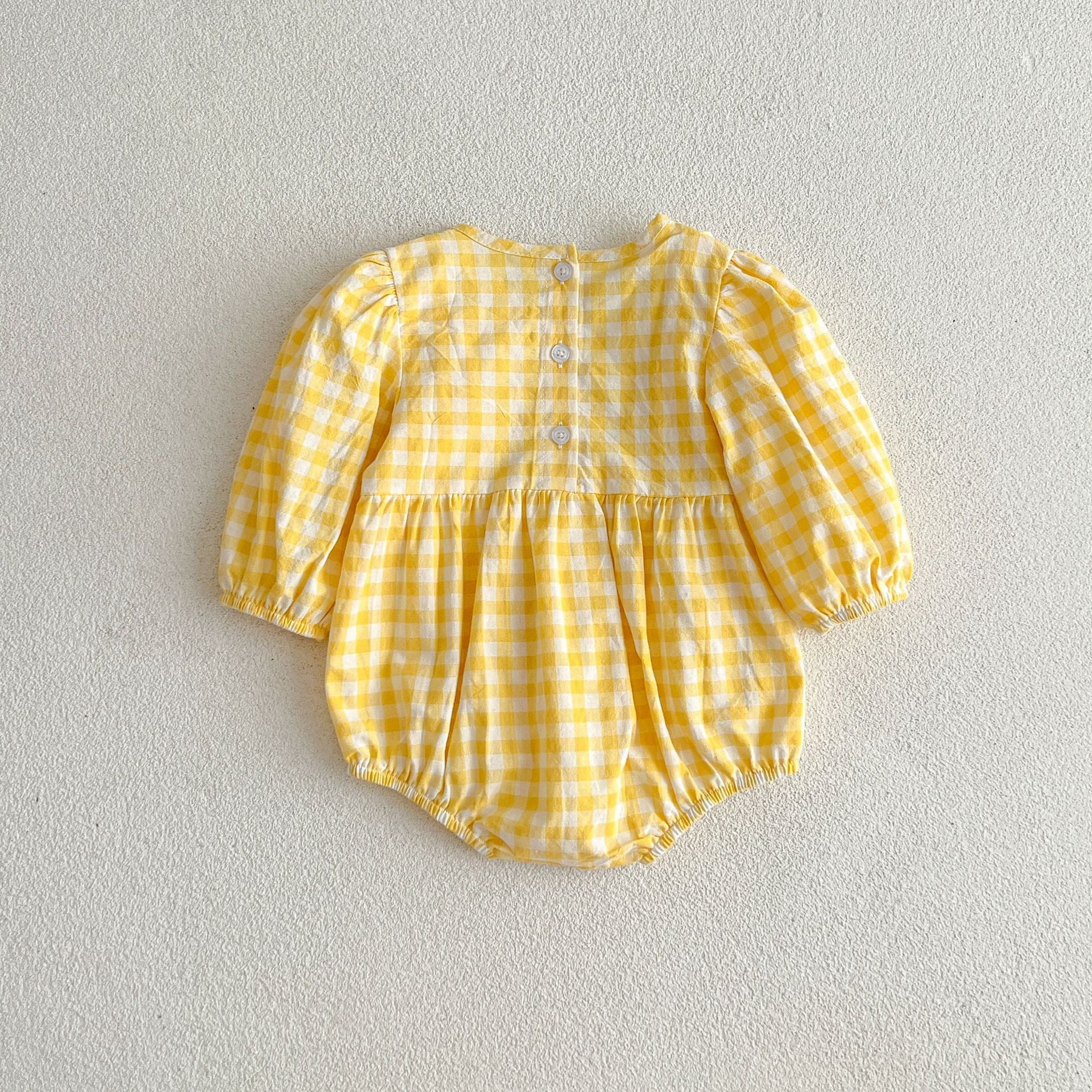 New Multi-Color Plaid Fashion One-Piece Baby Romper