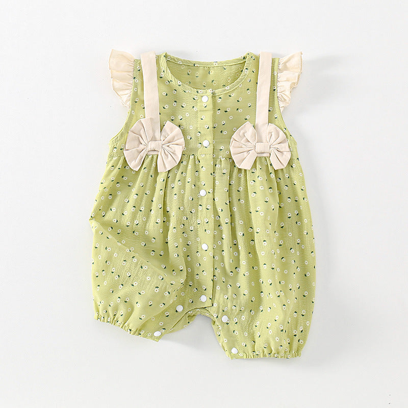 Cute Baby Girls' Floral Jumpsuits & Rompers