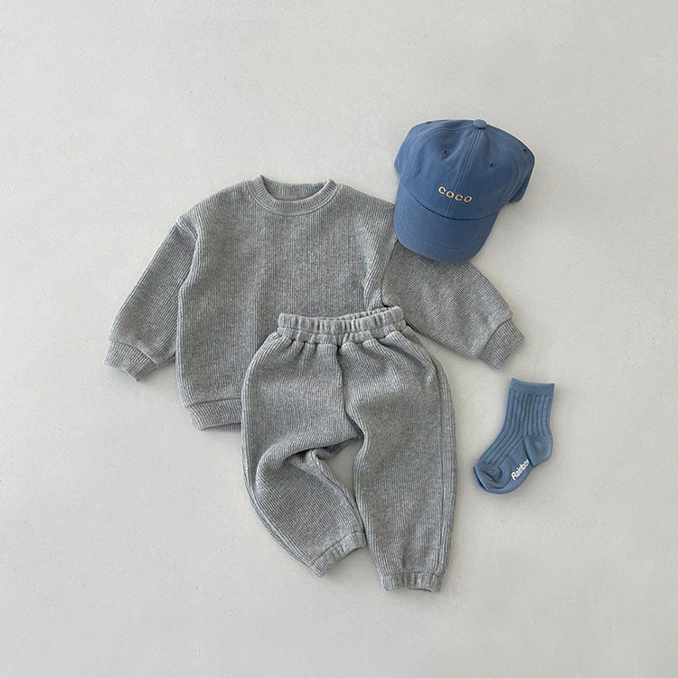 Children's Casual Suit For Baby Boys Girls Autumn Sports Out Wear Outfits