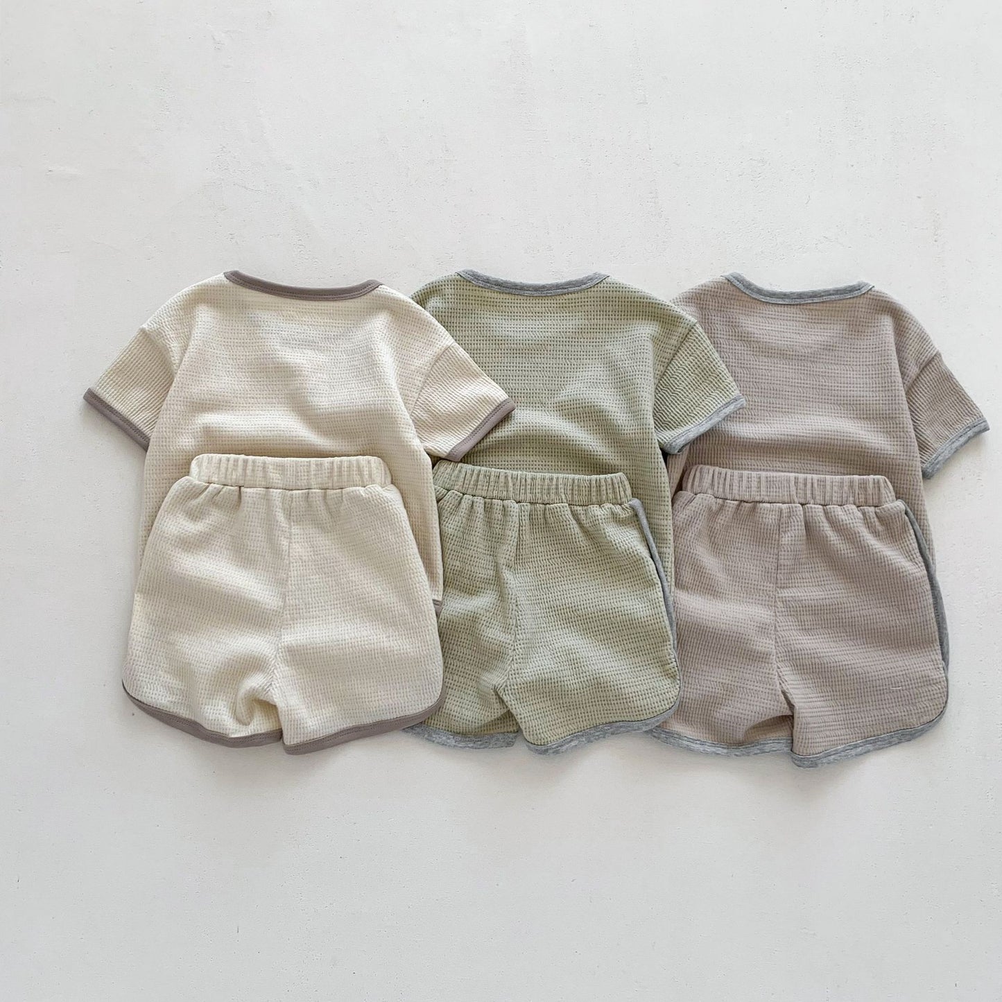 Infant Toddler Waffle Casual 2 PC Sets