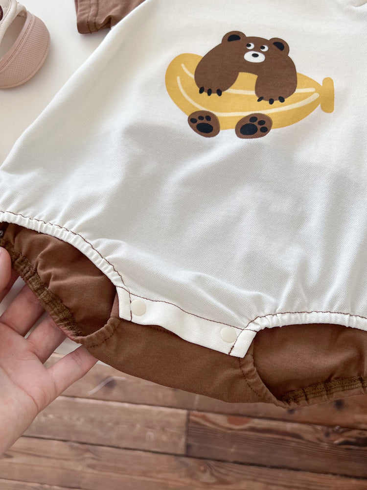 Baby Summer Onesie, Super Cute Cartoon Thin Style