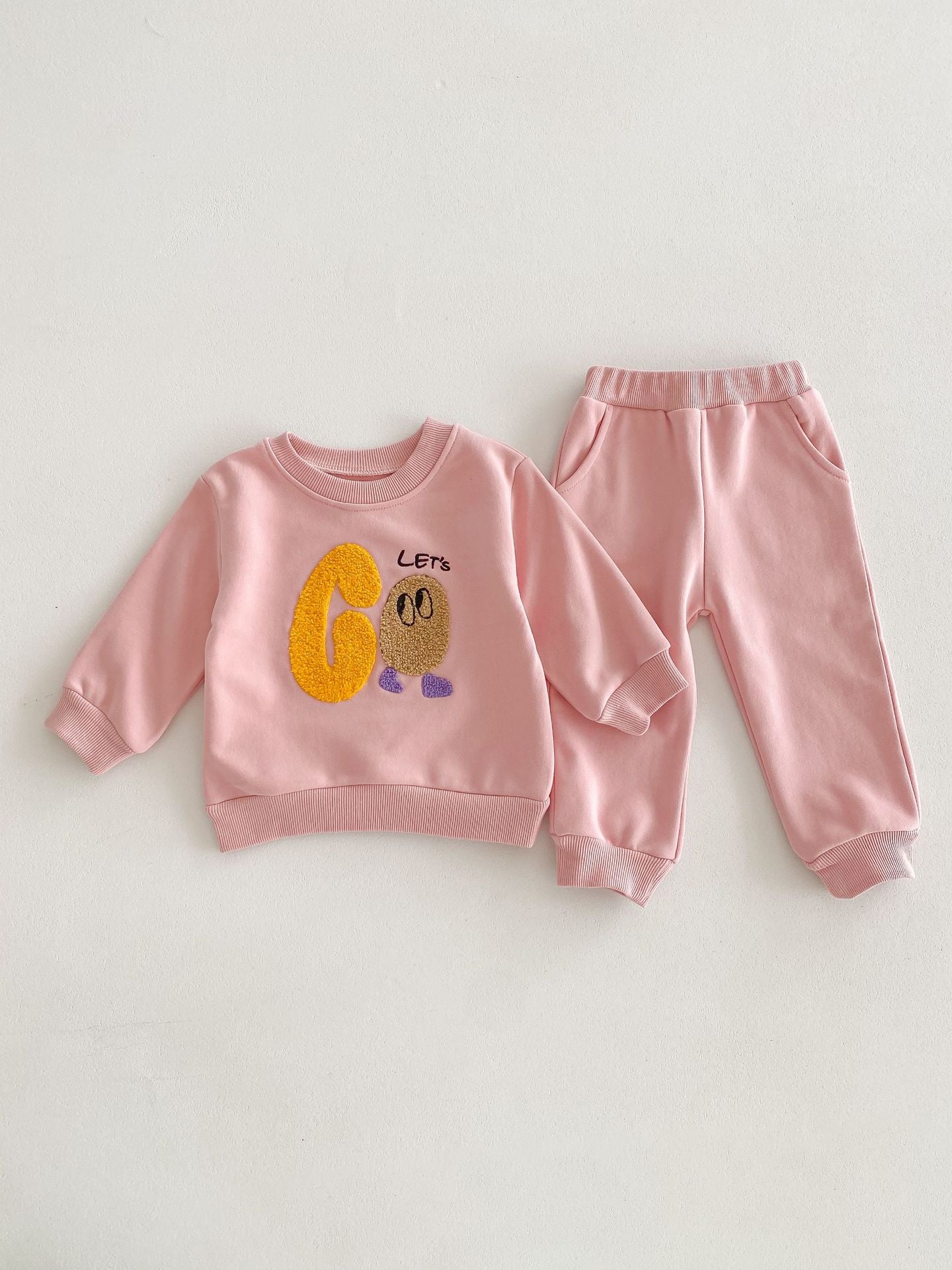 Alphabet Cartoon Casual Sets for Baby