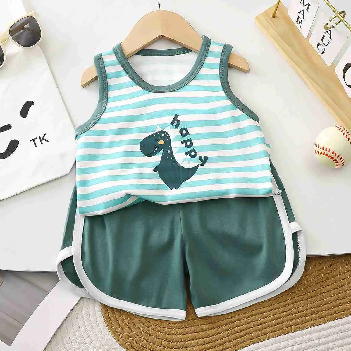 Toddler Baby Boy Summer Clothes Casual 2Pcs Outfits