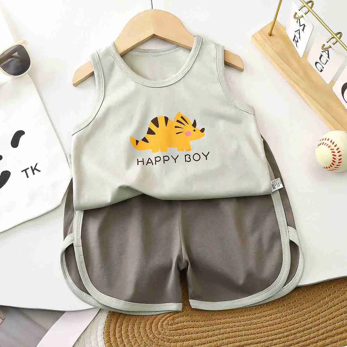 Toddler Baby Boy Summer Clothes Casual 2Pcs Outfits