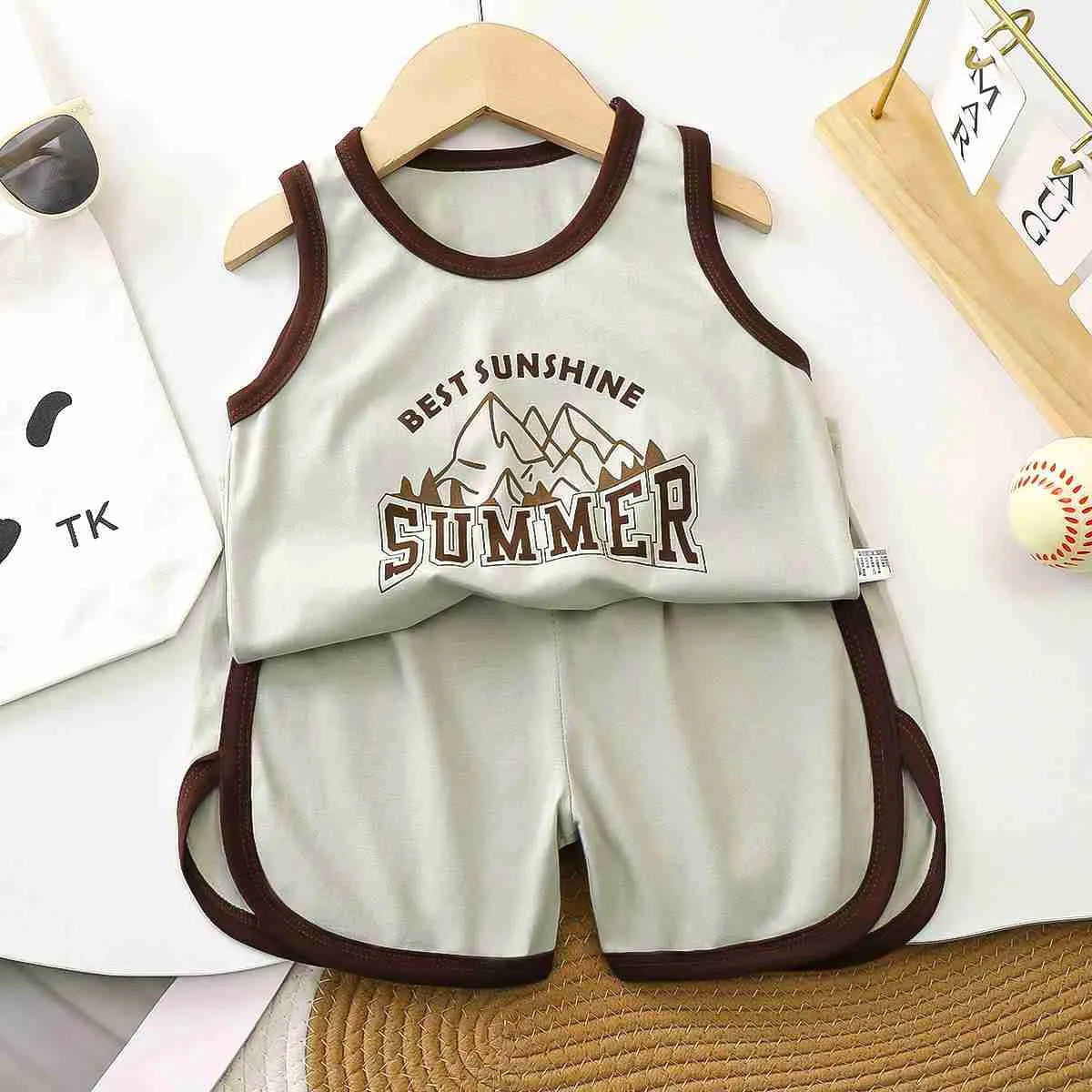 Toddler Baby Boy Summer Clothes Casual 2Pcs Outfits