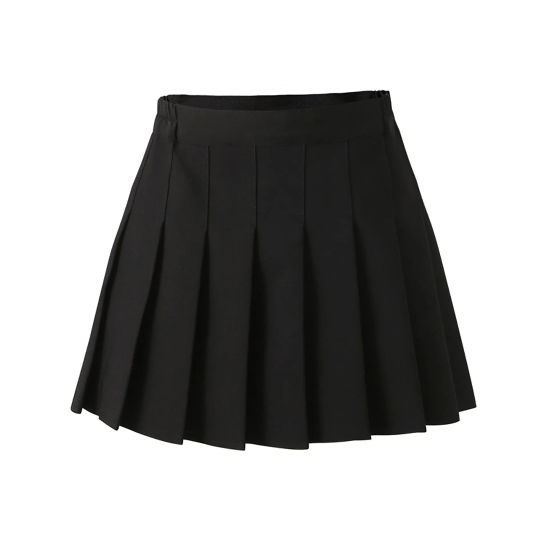 Toddler Girl Solid Color Pleated Skirt Dress