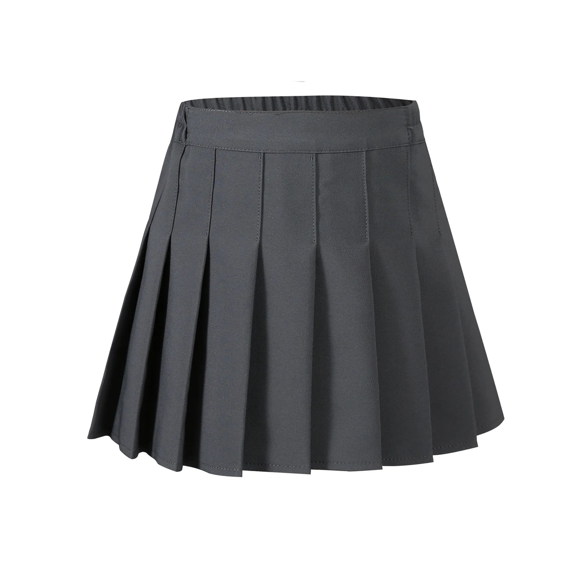 Toddler Girl Solid Color Pleated Skirt Dress