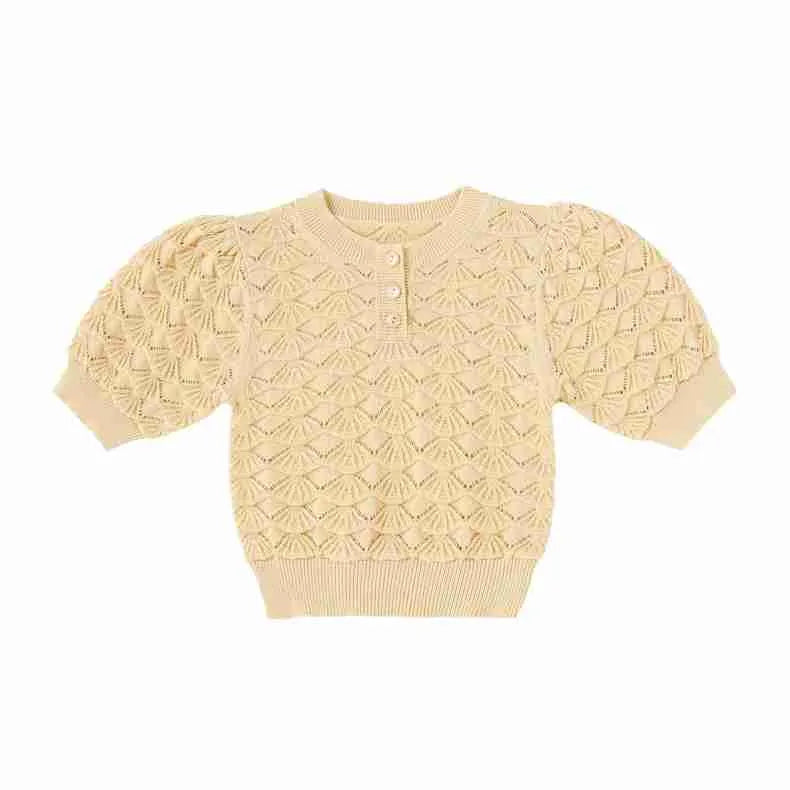 Toddler Girl Summer Knit Thin Sweater Top