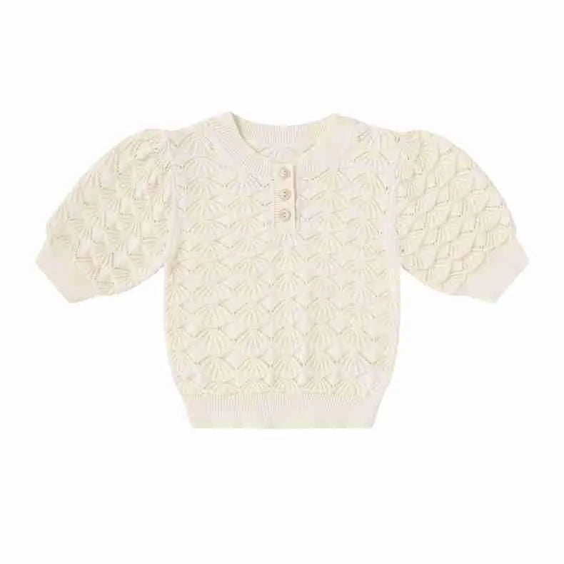 Toddler Girl Summer Knit Thin Sweater Top