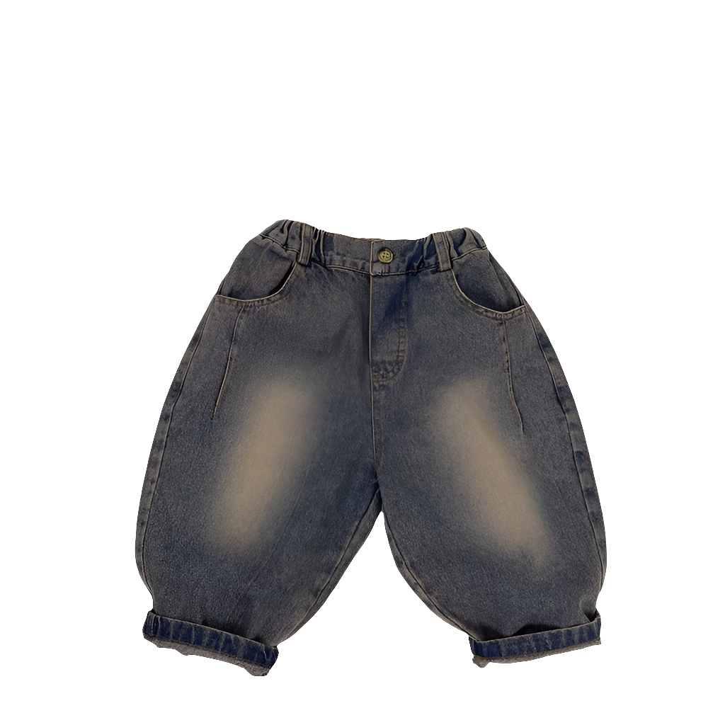 Toddler Boy Jeans Vintage Bleached Denim Pants