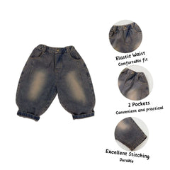 Toddler Boy Jeans Vintage Bleached Denim  Pants