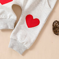 Valentine's Day Kids Casual Letter Set