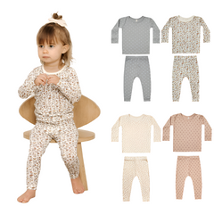 Ensemble pyjama à manches longues pour garçons et filles