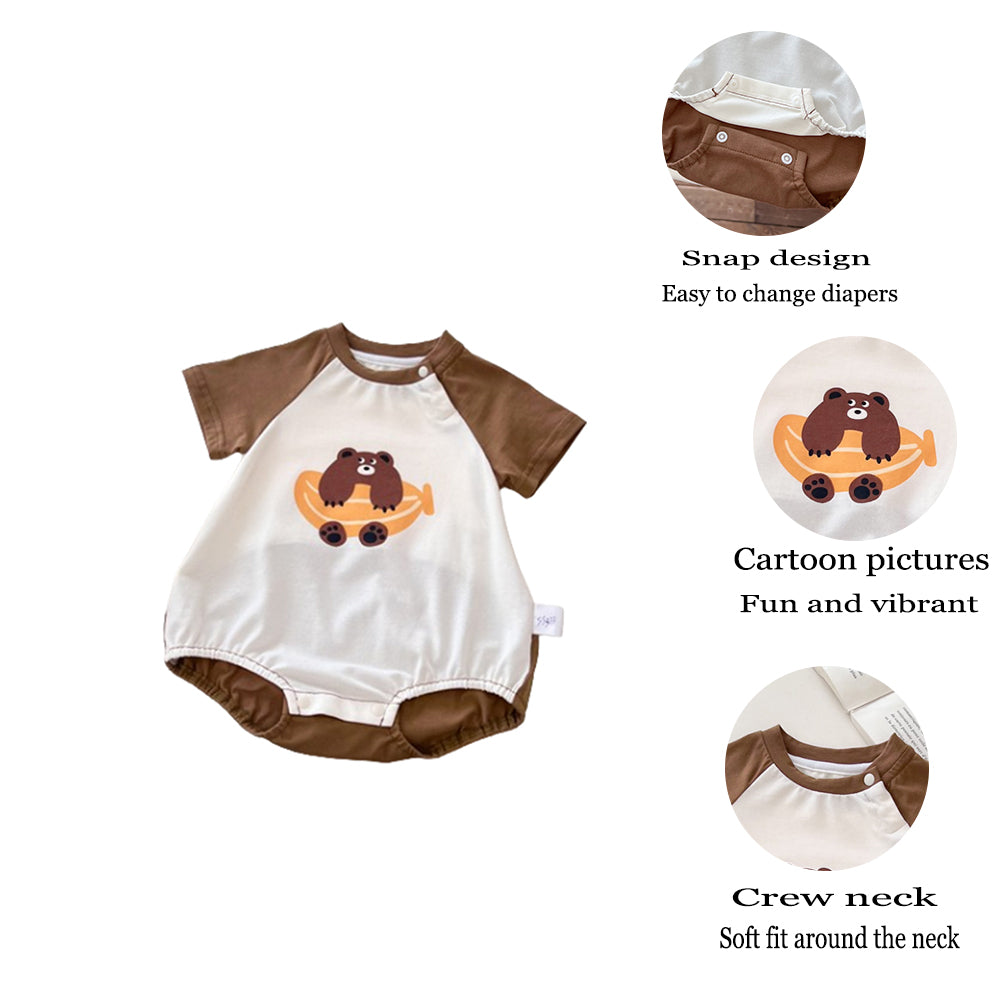 Baby Summer Onesie, Super Cute Cartoon Thin Style