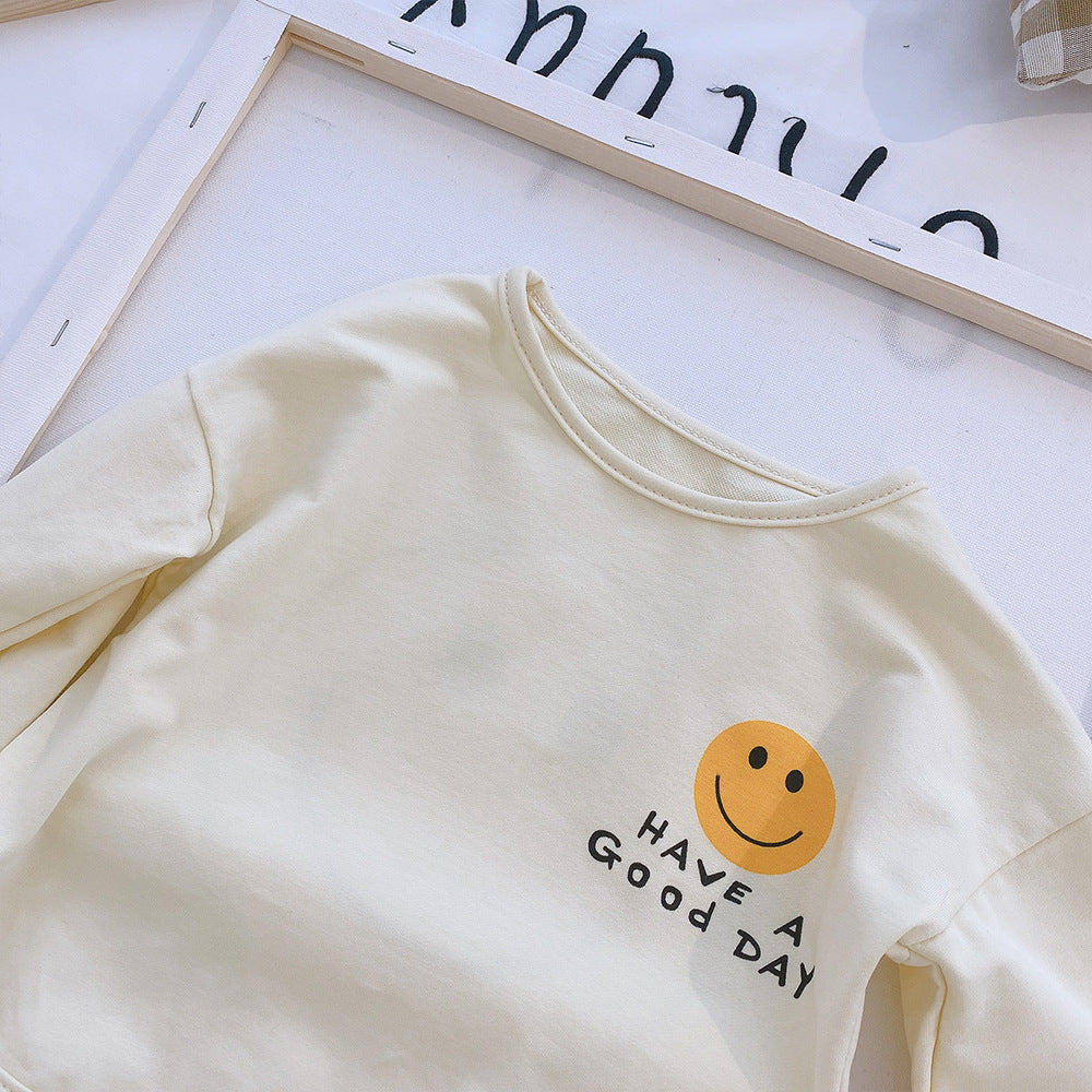 Bonne journée, tenues smiley pour enfants