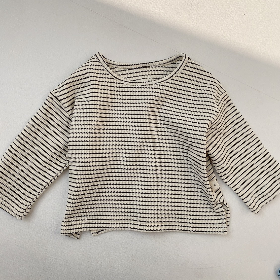 Fall children's striped bottoming shirt