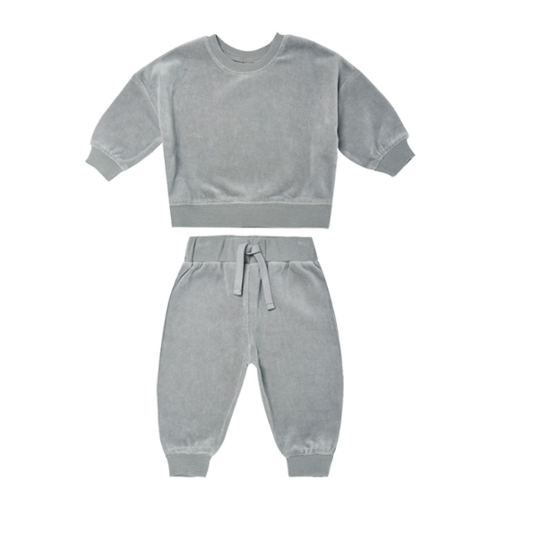 Kids autumn and winter velvet sportswear