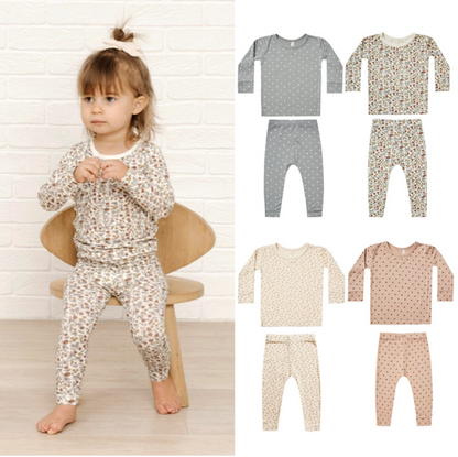Boys and Girls Long Sleeve Pajamas Set