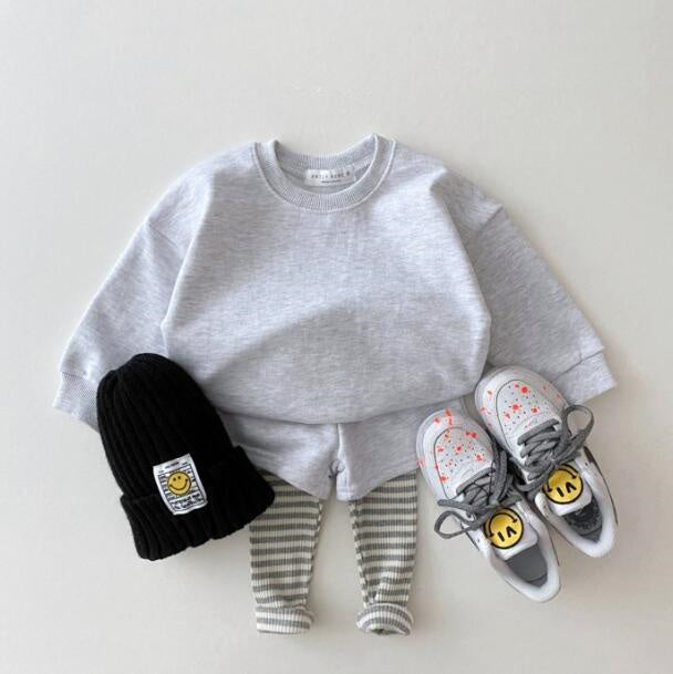 baby's spring and autumn casual trend outfits
