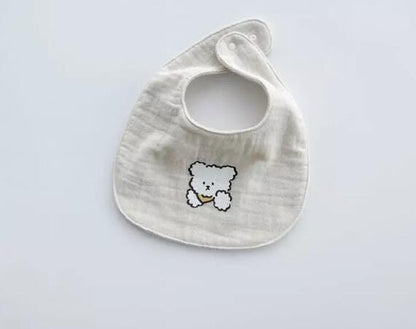 Infant cute cartoon bib