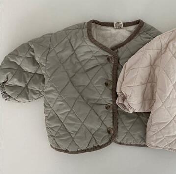 Baby wrapped cotton coat