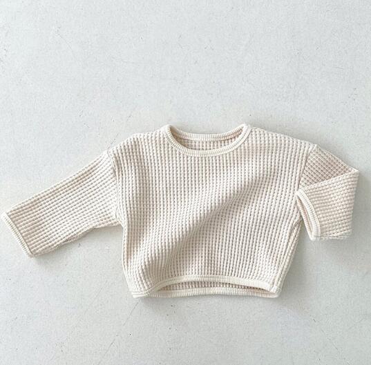 Baby Waffle Pullover Top