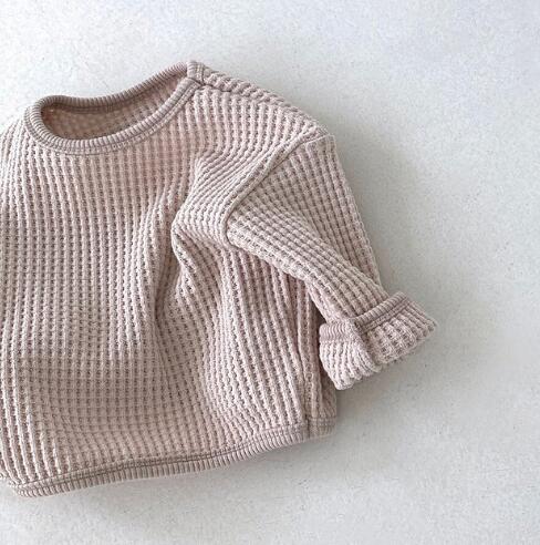 Baby Waffle Pullover Top
