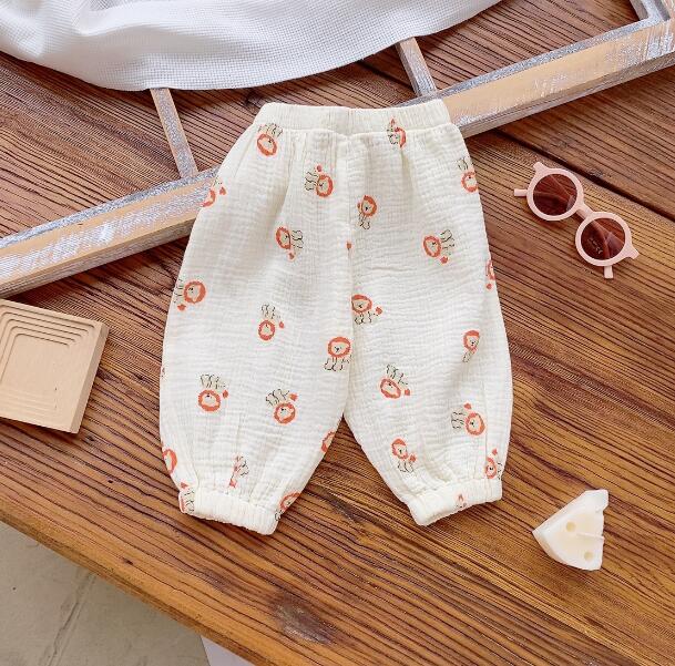 Pantalon de climatisation pour vêtements de bébé en coton