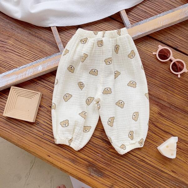 Pantalon de climatisation pour vêtements de bébé en coton