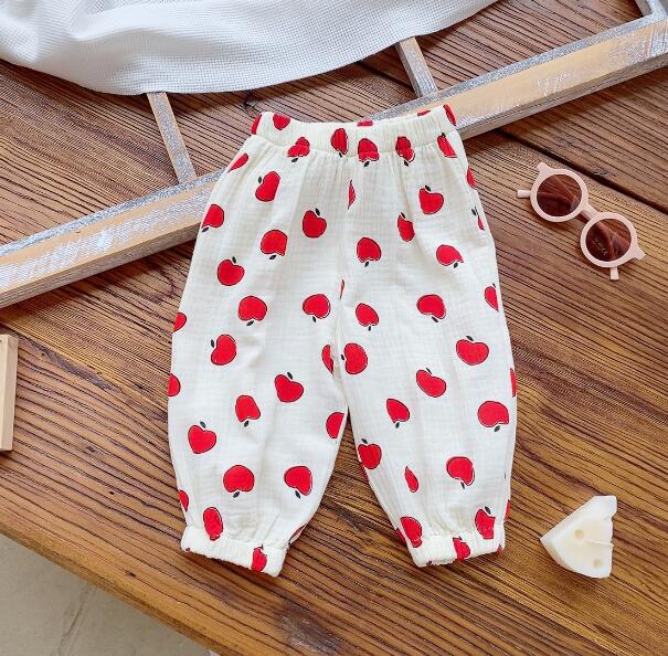 Pantalon de climatisation pour vêtements de bébé en coton