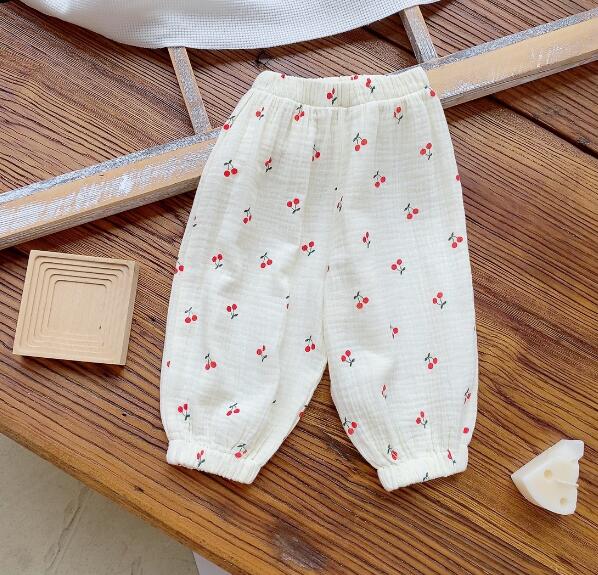 Pantalon de climatisation pour vêtements de bébé en coton