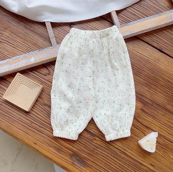 Pantalon de climatisation pour vêtements de bébé en coton