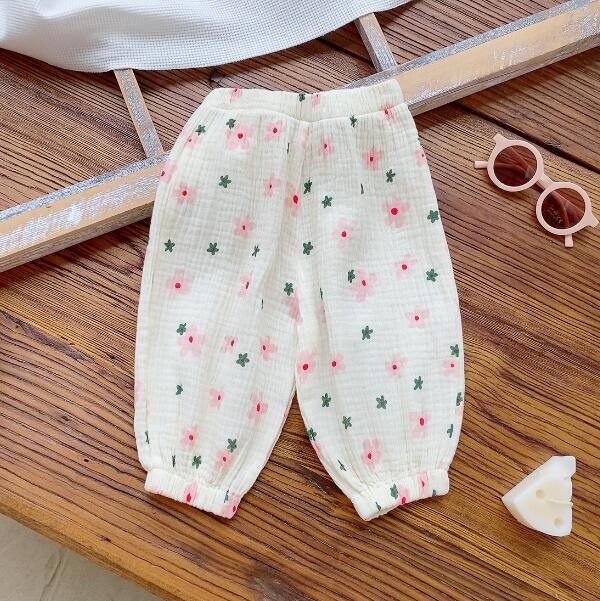 Cotton Baby Clothes Air Conditioning Pants