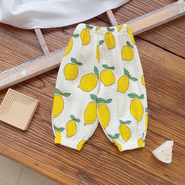 Pantalon de climatisation pour vêtements de bébé en coton