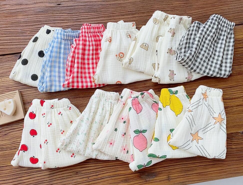 Cotton Baby Clothes Air Conditioning Pants