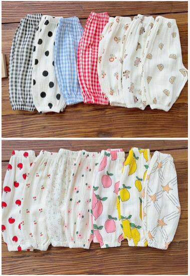 Cotton Baby Clothes Air Conditioning Pants