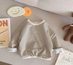 Kid's Striped Long-sleeve T-shirt top 0-7 Years Old